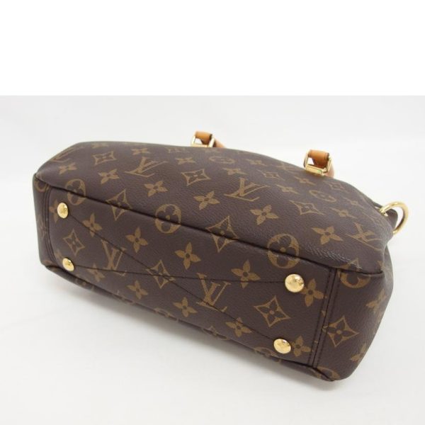 91199 3 Louis Vuitton Palas BB Monogram Handbag Brown