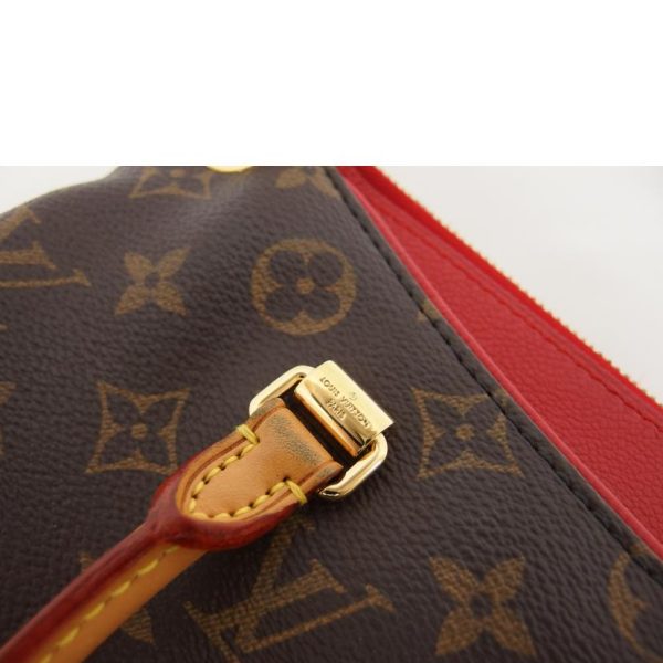 91199 7 Louis Vuitton Palas BB Monogram Handbag Brown