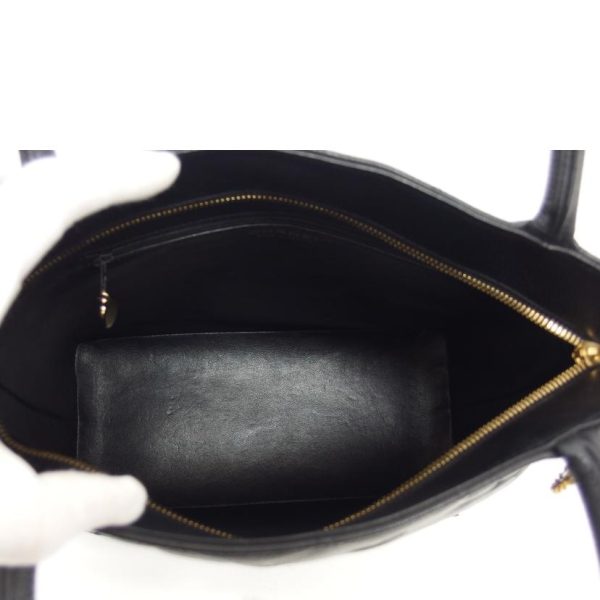 91305 5 Chanel Caviar Skin Tote Bag Black