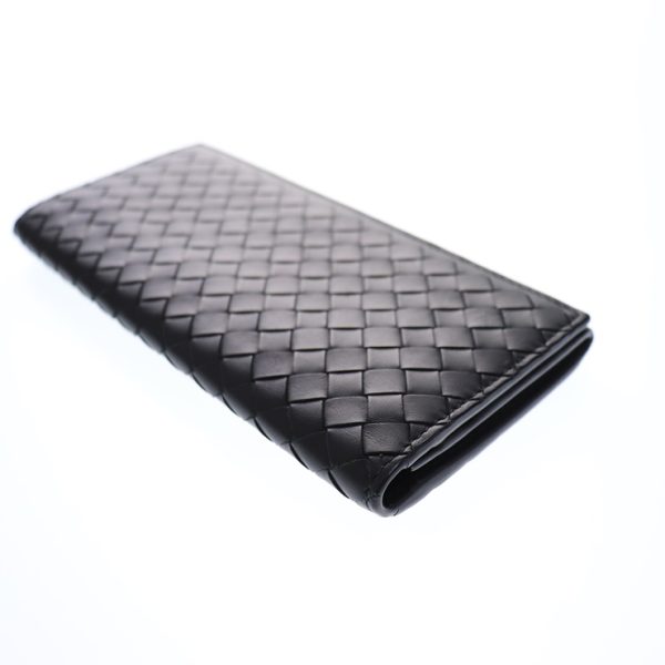 915103002167 7 Bottega Veneta Intrecciato Long Wallet Leather Black