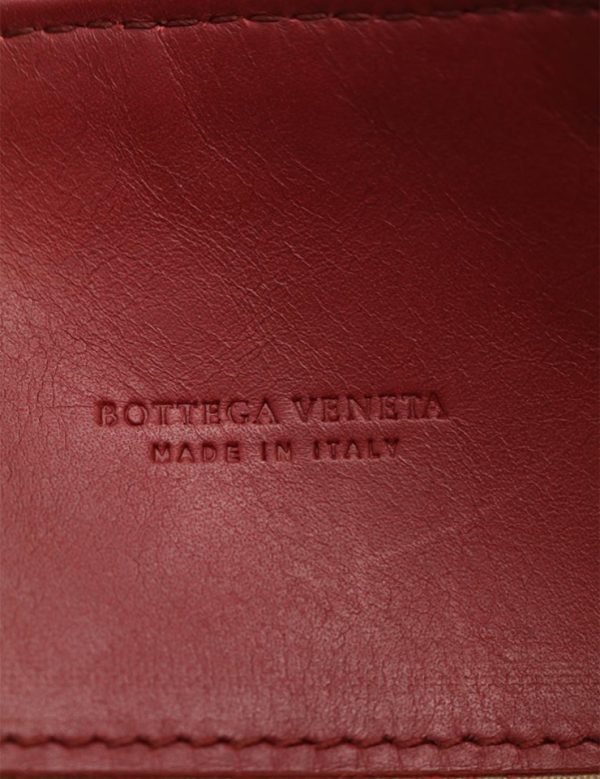 917093002103 6 Bottega Veneta Intrecciato Clutch Bag Leather Red