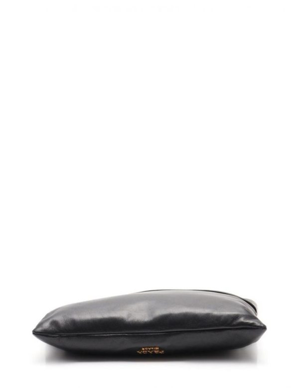 917123002197 4 Prada Nappa Leather Clutch Bag Black