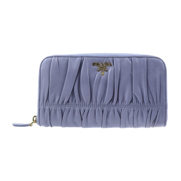 917123002231 1 Prada Nappa Gaufre Long Wallet Purple