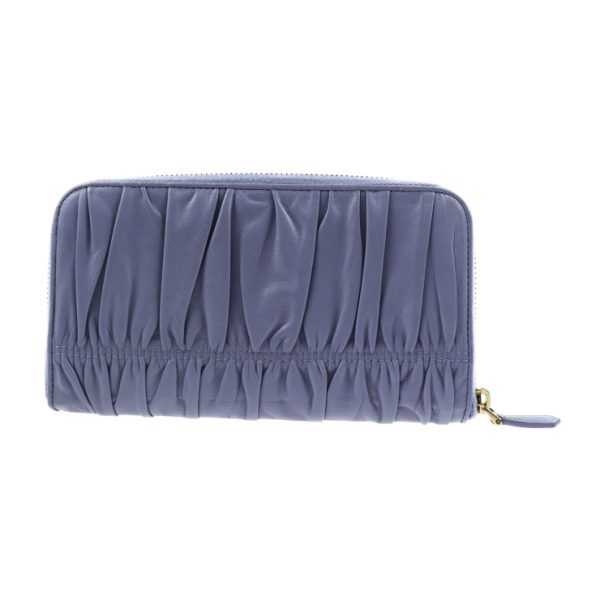 917123002231 3 Prada Nappa Gaufre Long Wallet Purple