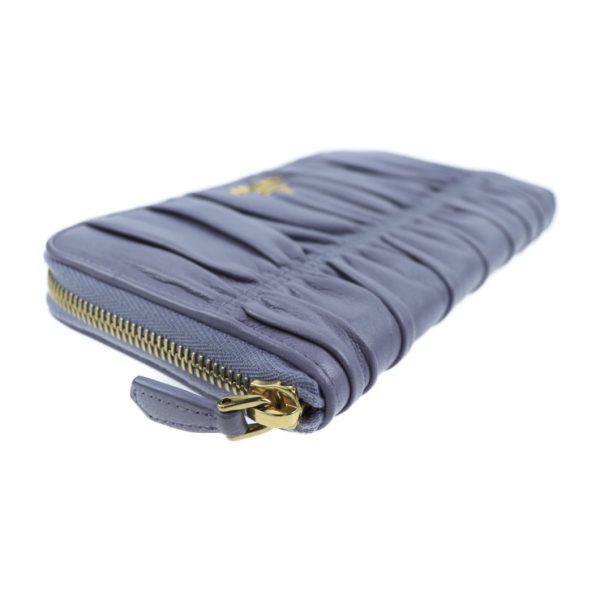 917123002231 5 Prada Nappa Gaufre Long Wallet Purple