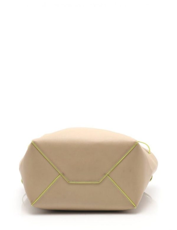 918093007123 4 Celine Hippo Phantom Tote Bag Leather Beige Neon Yellow