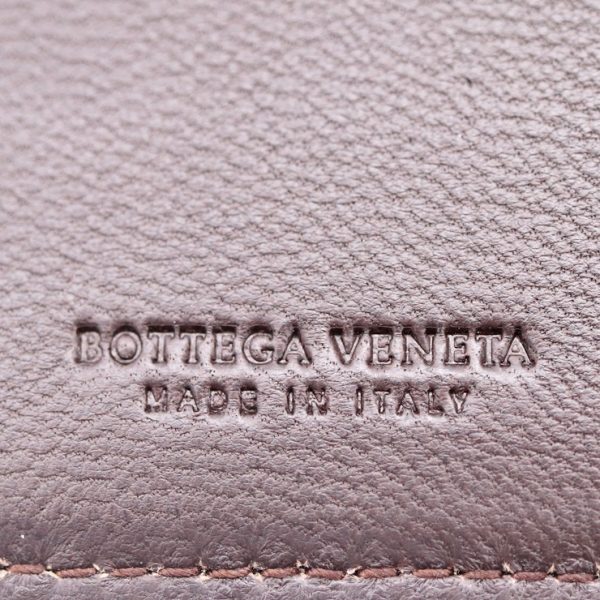 919033002198 9 Bottega Veneta Intrecciato Pouch Bifold Wallet Leather Dark Brown