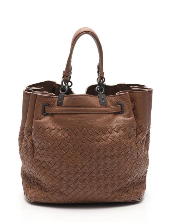 919063007291 3 Bottega Veneta Bucket Handbag Leather Brown