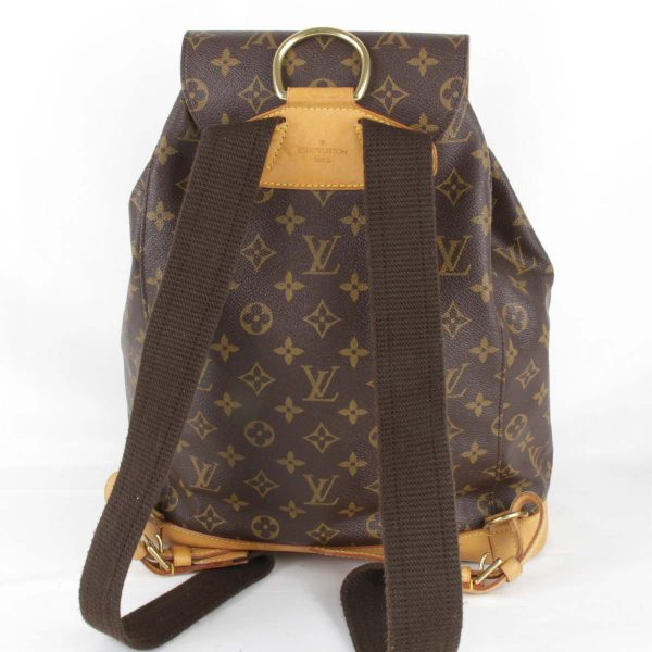 9205240308121t 2 Louis Vuitton Montsouris Rucksack Daypack Monogram Canvas