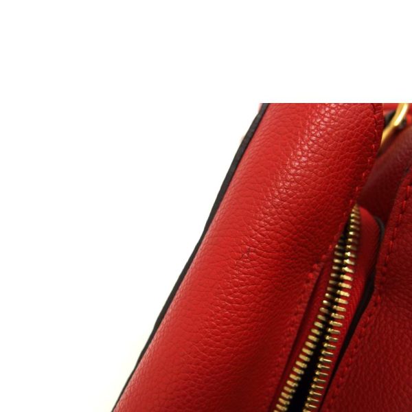 92067 10 Louis Vuitton Montaigne Mm Monogram Embrunte Red