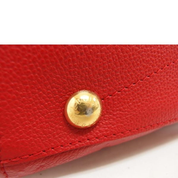 92067 9 Louis Vuitton Montaigne Mm Monogram Embrunte Red