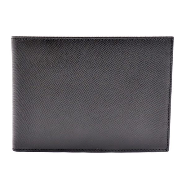 921043001338 3 Prada Saffiano Leather Bifold Wallet Black