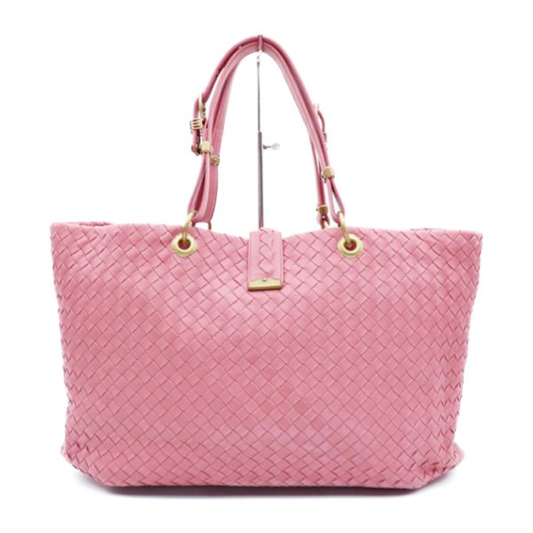 922013002291 3 Bottega Veneta Intrecciato Tote Bag Leather Pink