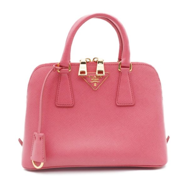 922053007281 1 Prada Saffiano Leather Shoulder Bag Pink