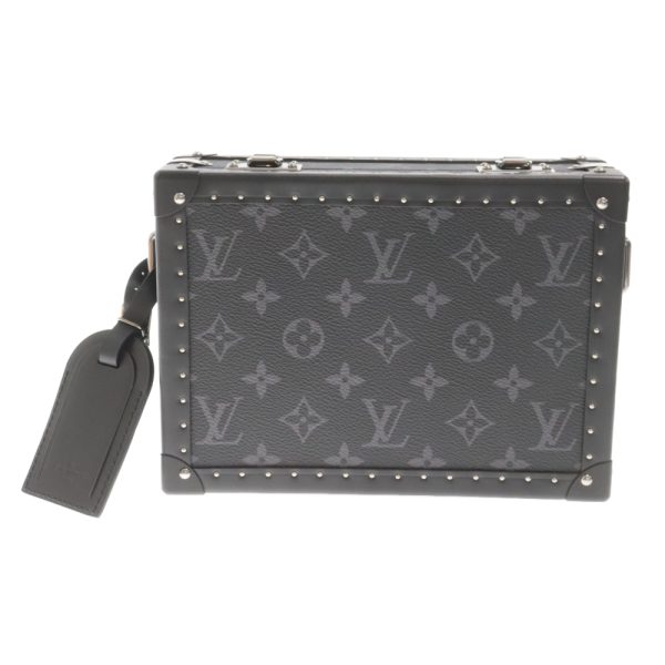 9224d240034 1 Louis Vuitton Clutch Box Shoulder Bag Canvas Black