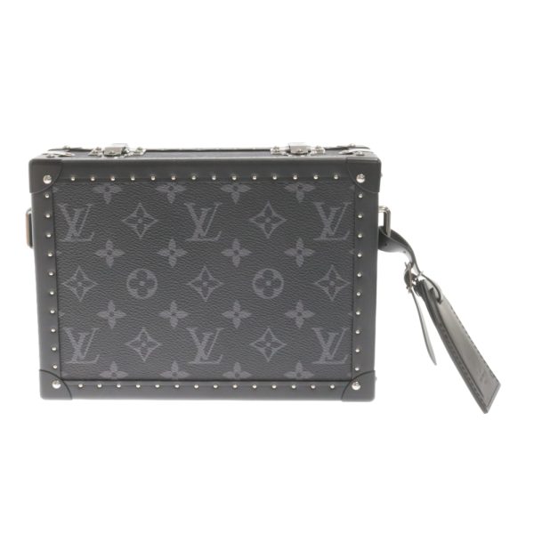 9224d240034 2 Louis Vuitton Clutch Box Shoulder Bag Canvas Black