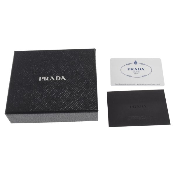 9224f100007 6 PRADA Saffiano Metal Card Case Leather Pink