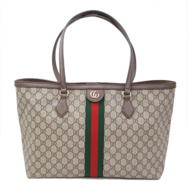 92282 1 Gucci Offdia Supreme Tote Bag Beige