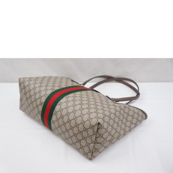 92282 4 Gucci Offdia Supreme Tote Bag Beige