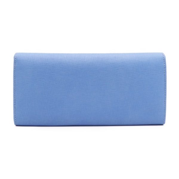 923043002364 3 Fendi Crayon Leather Bifold Wallet Blue