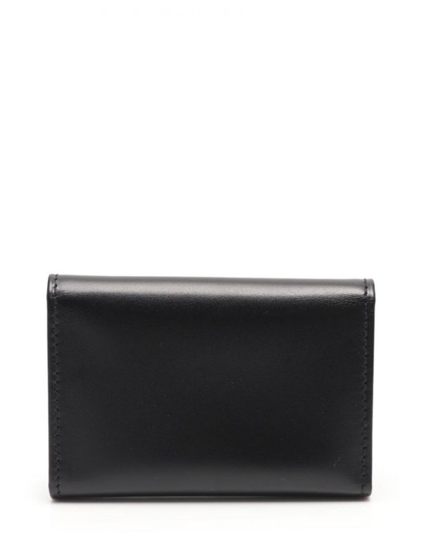 923103007284 3 Prada Vitello Box Leather Key Case Black