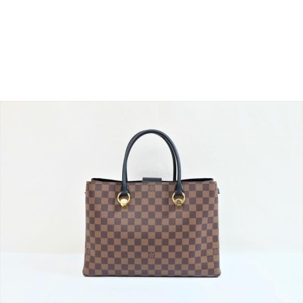 92592 2 Louis Vuitton River Side Damier Bag Noir