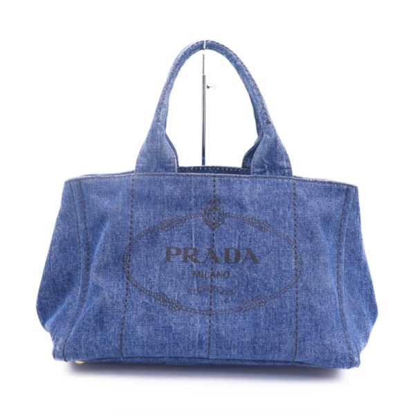 926063007385 1 Prada Denim Kanapa Tote Bag Blue