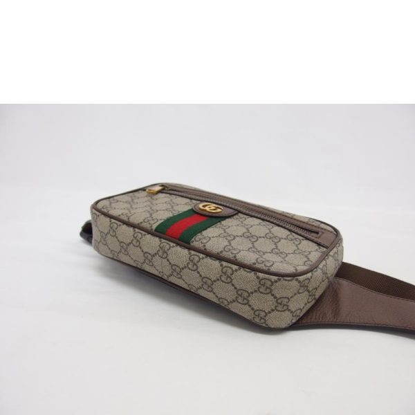 92678 3 Gucci Offdia Supreme Belt Bag Brown