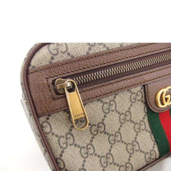 92678 7 Gucci Offdia Supreme Belt Bag Brown