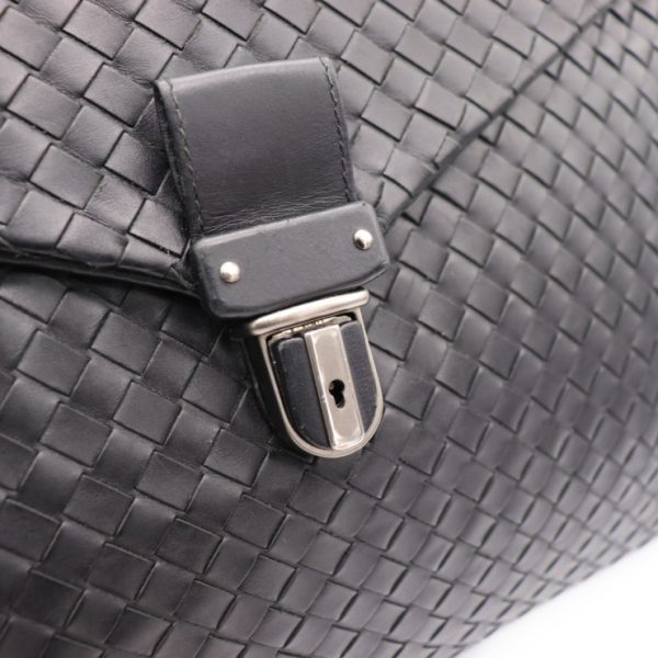 927023007298 6 Bottega Veneta Intrecciato Business Bag Leather Black