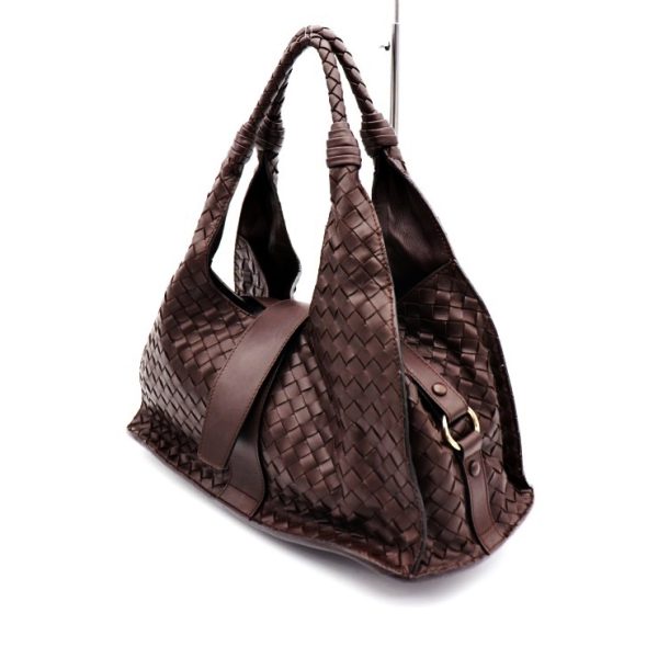 927033007326 2 Bottega Veneta Intrecciato Handbag Leather Brown