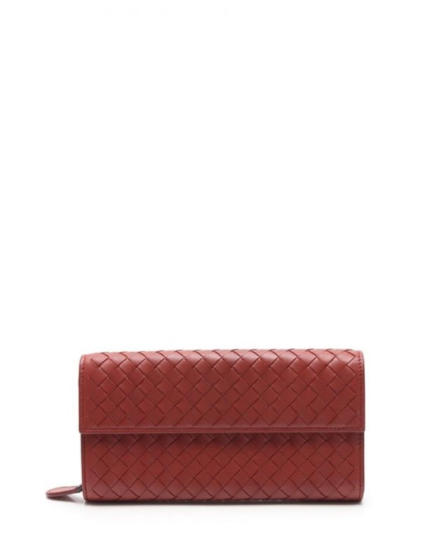 927083002167 1 Bottega Veneta Intrecciato Bifold Wallet Leather Cognac