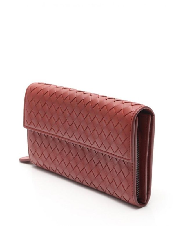 927083002167 2 Bottega Veneta Intrecciato Bifold Wallet Leather Cognac