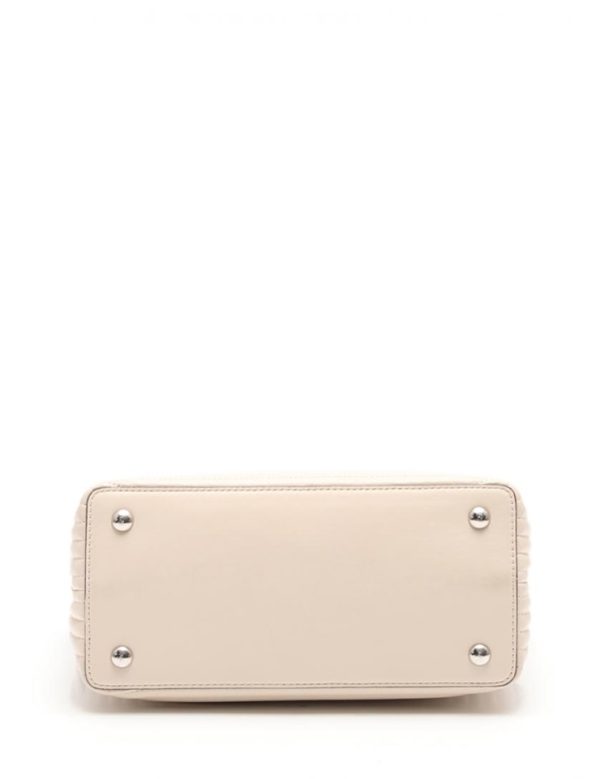 927083002184 4 Fendi Click Chain Nappa Leather Shoulder Bag Ivory