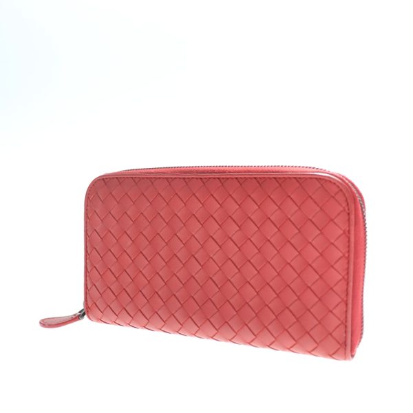 927083002186 2 Bottega Veneta Intrecciato Long Wallet Leather Red