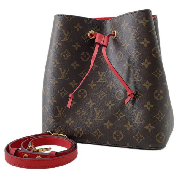 9296404 01 Louis Vuitton Neonoe 2way Shoulder Bag Coquelicot