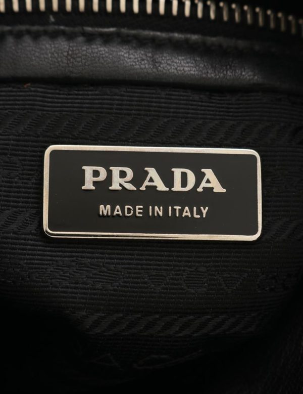 930073002007 7 Prada Leather Shoulder Bag Black