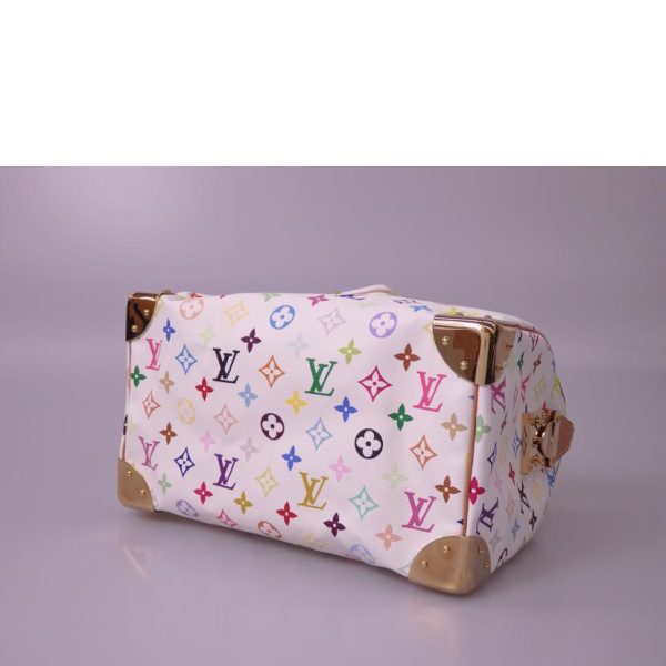 93168 3 Louis Vuitton Speedy 30 Monogram Handbag Multicolor