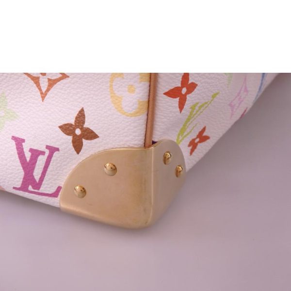 93168 8 Louis Vuitton Speedy 30 Monogram Handbag Multicolor