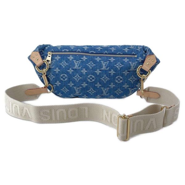 9340398 03 Louis Vuitton High Rise Waist Pouch Body bag Blue Denim