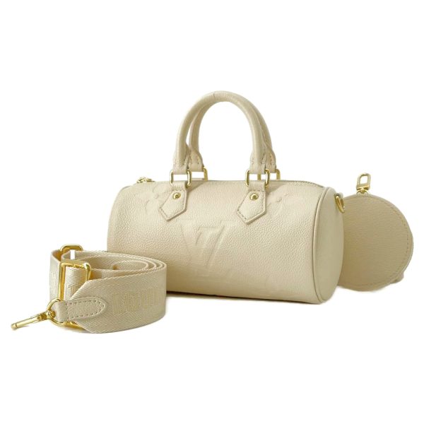 9351080 01 Louis Vuitton Papillon BB 2way Shoulder Bag Ivory