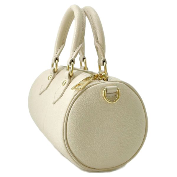 9351080 02 Louis Vuitton Papillon BB 2way Shoulder Bag Ivory