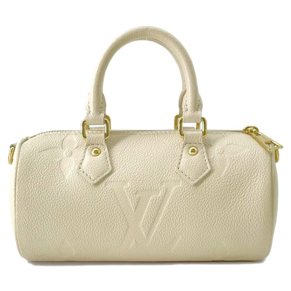 9351080 03 Louis Vuitton Papillon BB 2way Shoulder Bag Ivory