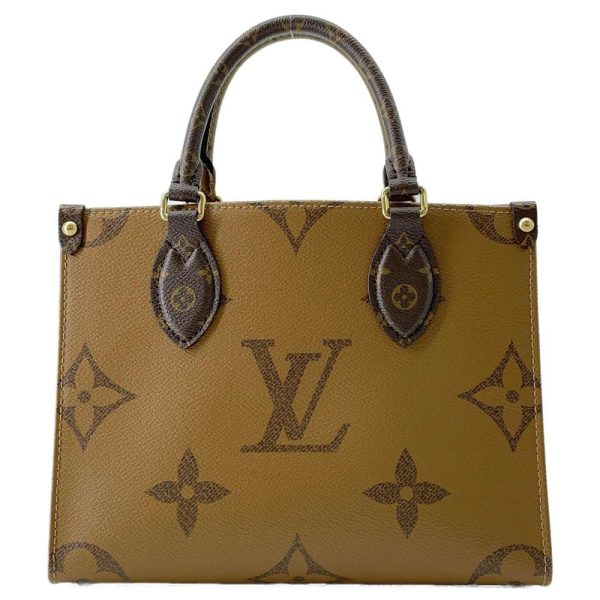 9361089 03 Louis Vuitton On the Go PM 2way Tote Shoulder Bag Red