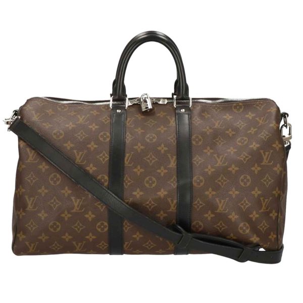 93790 1 Louis Vuitton Keepall 45 Bandouliere Monogram Macassar