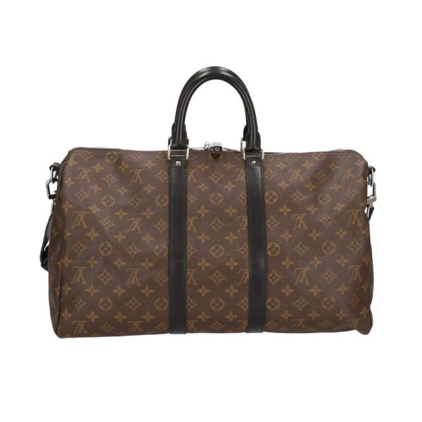 93790 2 Louis Vuitton Keepall 45 Bandouliere Monogram Macassar