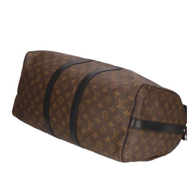 93790 3 Louis Vuitton Keepall 45 Bandouliere Monogram Macassar