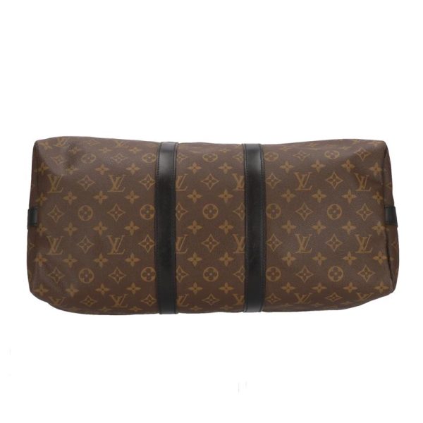 93790 9 Louis Vuitton Keepall 45 Bandouliere Monogram Macassar