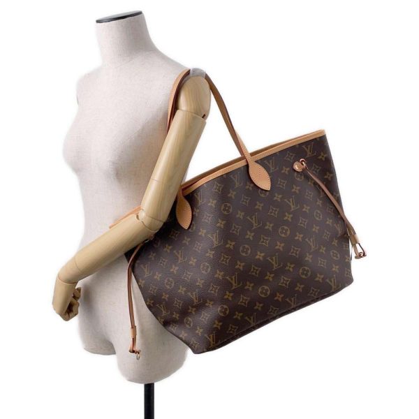 9383494 05 Louis Vuitton Neverfull MM Tote Bag Pivoine