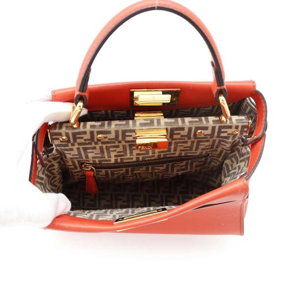 9393554 07 Fendi Mini Peekaboo Shoulder Bag